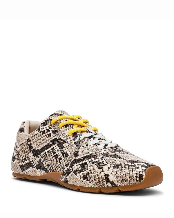 スティーブ マデン レディース シューズ スニーカー STEVE MADDEN Women\u0027s Aziel Sneakers Tan Snake タン