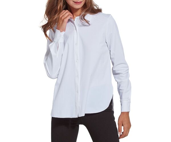 リジー レディース トップス シャツ Lyss Connie Slim Button-Up Shirt White ホワイト