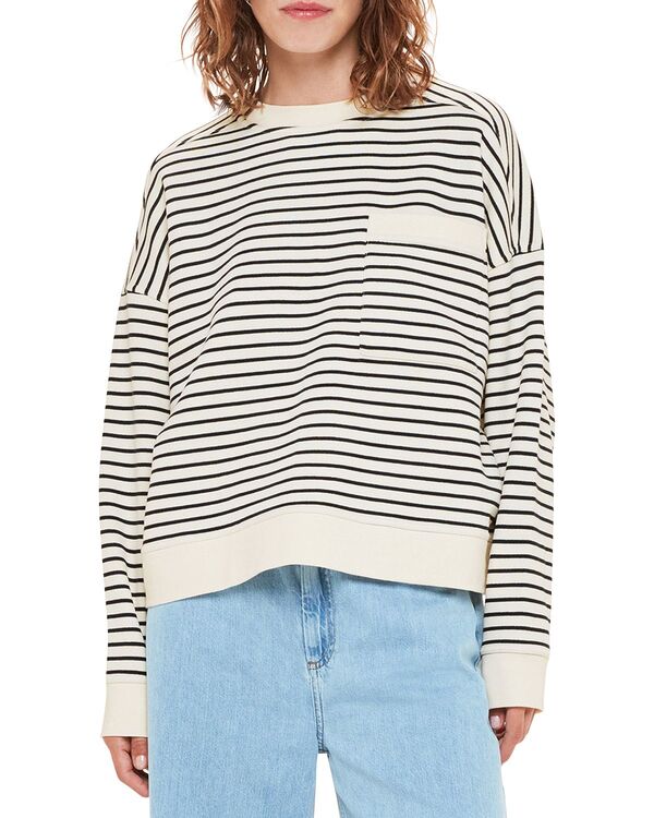 ホイッスルズ レディース アウター パーカー・スウェット シャツ Whistles Patch Pocket Sweatshirt Ivory/Multi アイボリー