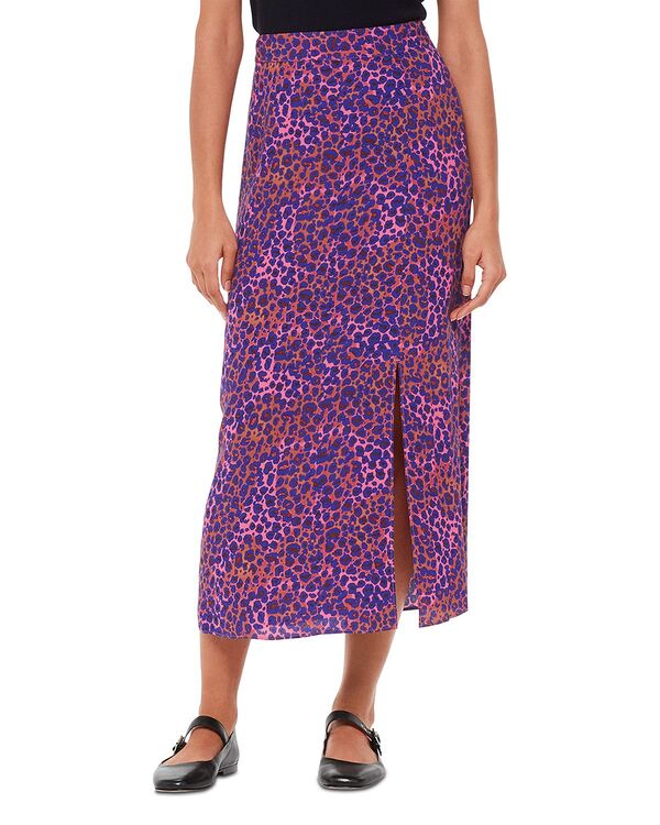 ホイッスルズ レディース ボトムスカート ミディ Whistles Mottled Leopard Midi Skirt Pink Multi ピンク