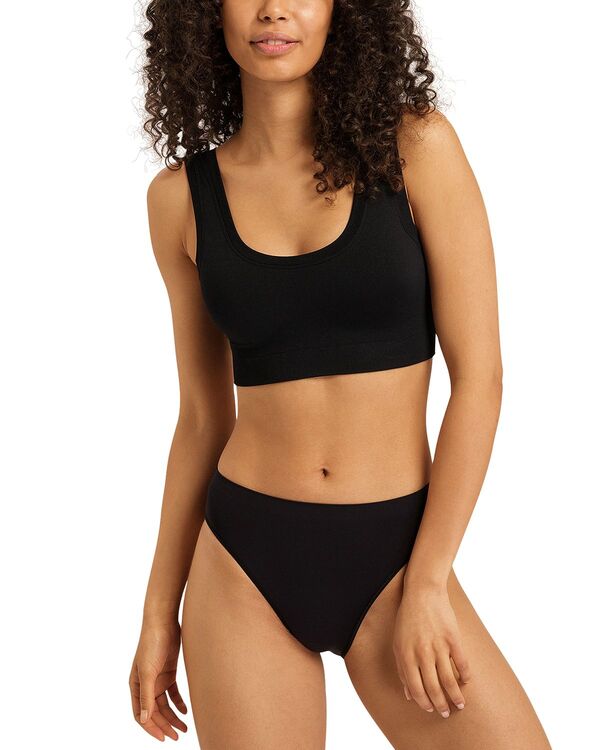 ハンロ レディース アンダーウェア ブラジャー Hanro Touch Feeling Padded Bra Black ブラック