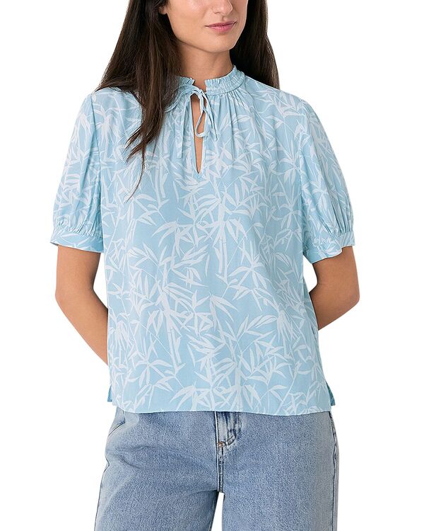 ホイッスルズ レディース トップス シャツ ブラウス Whistles Leaves Tie Neck Blouse Blue Multi ブルー 27,600円