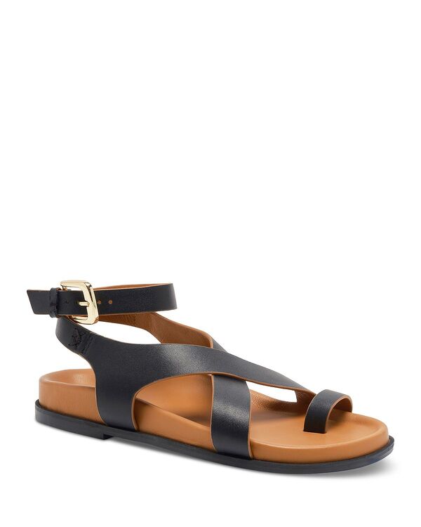 フリーピープル レディース シューズ サンダル Free People Women's Anya Crisscross Toe Ring Sandals Black ブラック 26,520円