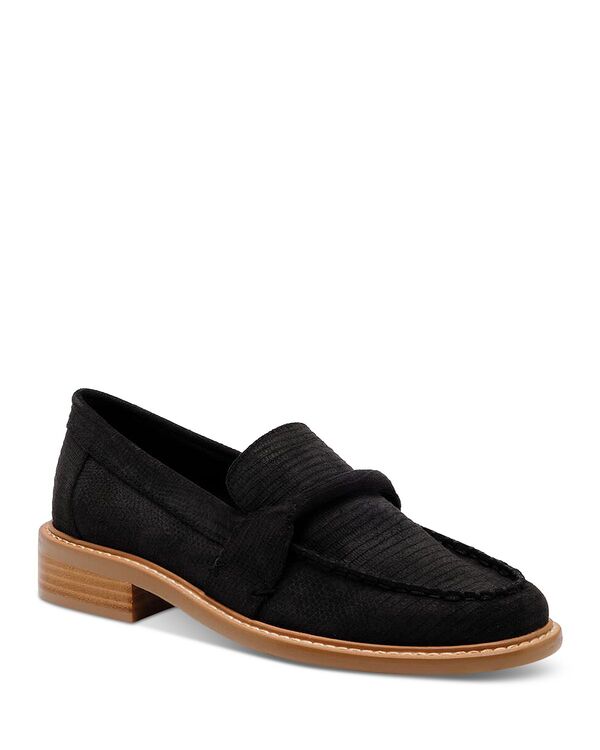 フリーピープル レディース シューズ パンプス 置き目毛革 Free People Women\u0027s Bedford Loafer Flats Black Suede 黒いこと