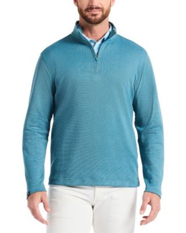 ロバートグラハム メンズ アウター ニット・セーター ハーフジップ Robert Graham Troland Quarter Zip Sweater Blue Coral ブルー