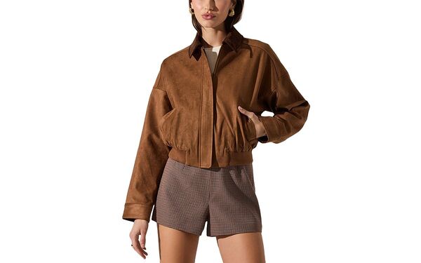 アストール レディース アウター ジャケット・ブルゾン ASTR the Label Sorine Jacket Camel キャメル|ReVida 店