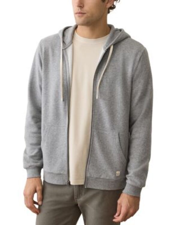 米国海兵隊員 座標軸 メンズ アウター パーカー・スウェット フリース Marine Layer Fleece Hoodie Heather Grey 薄墨色