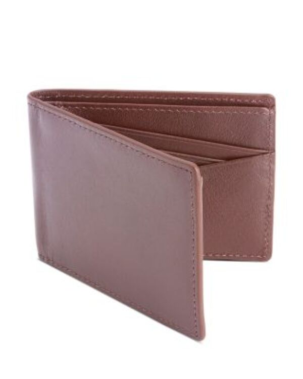 ロイス レディース アクセサリー 財布 レザー ROYCE New York LeatherFID-Blocking 100 Step Wallet Brown ブラウン