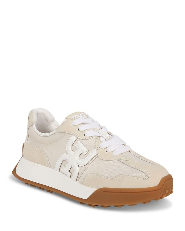 サムエデルマン レディース シューズ スニーカー スピード競技 Sam Edelman Women\u0027s Langley Low Top Lace Up Sneakers Off White 象牙色