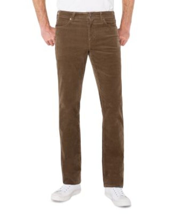 リヴァプール ロサンゼルス メンズ ボトムス デニムパンツ コーデュロイ ジーンズ Liverpoolos Angeles Kingston Modern Slim Straight Corduroy Jeans in Oatobacco