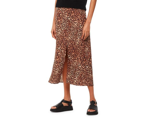 ホイッスルズ レディース ボトムスカート Whistles Marble Spot Front Split Skirt Multicolor マルチカラー