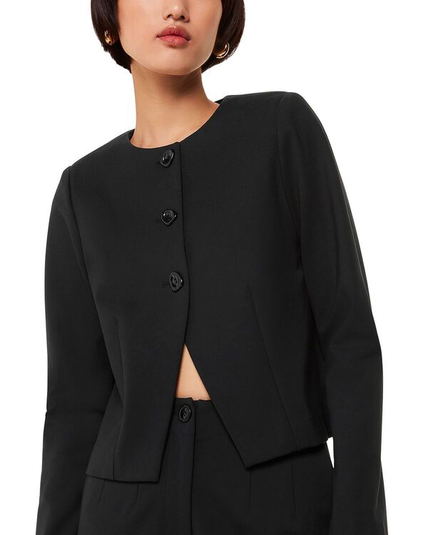 ホイッスルズ レディース アウター ジャケット・ブルゾン Whistles Anne Ponte Button Jacket Black ブラック｜ReVida 店 27,972円
