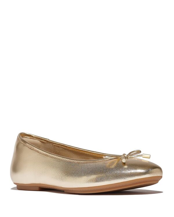 フィットフロップ レディース シューズ パンプス FitFlop Women's Delicato Bow Ballet Flats Platino 27,936円