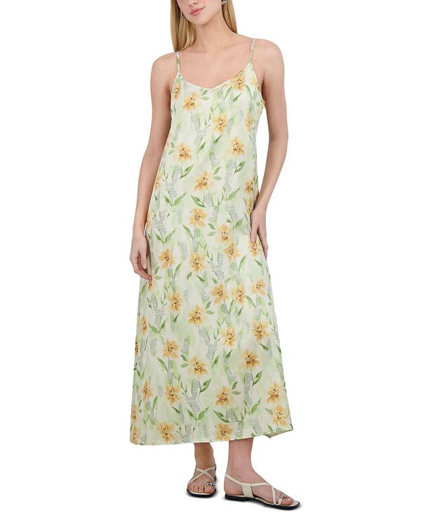 ポイント レディース トップス ワンピース A ライン サテン Point Satin A Line Slip Dress Dried Flowers 19,866円