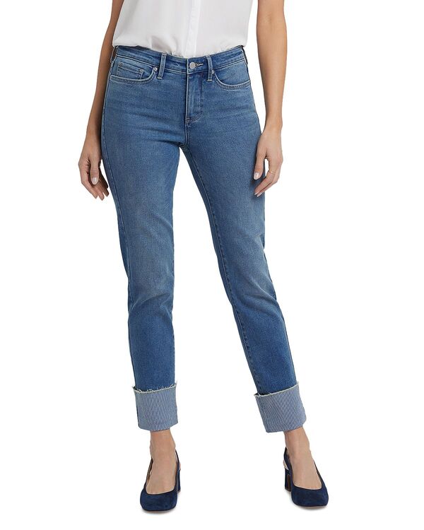エヌワイディージェイ レディース ボトムス デニムパンツ アンクル ジーンズ NYDJ Sheri Slim Ankle Jeans in Costa Brava Costa Brava｜ReVida 店 12,935円