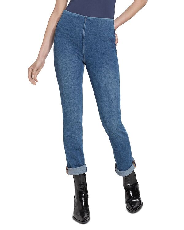 リジー レディース ボトムス レギンス ジーンズ Lyss Boyfriendenim Leggings Mid Wash ジーンズ