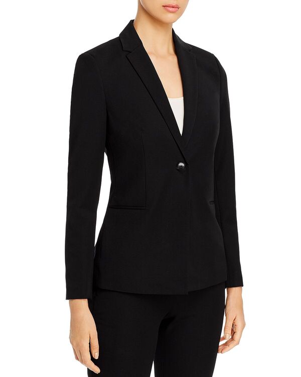 ティー・タハリ レディース アウター ジャケット・ブルゾン ブレザー Tahari One-Button Blazer - Exclusive Black ブラック