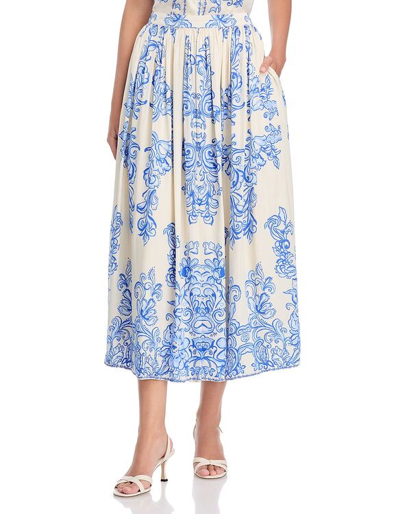 ジョニーワズ レディース ボトムスカート ミディ Johnny Was Kenzie Midi Skirt Alisha