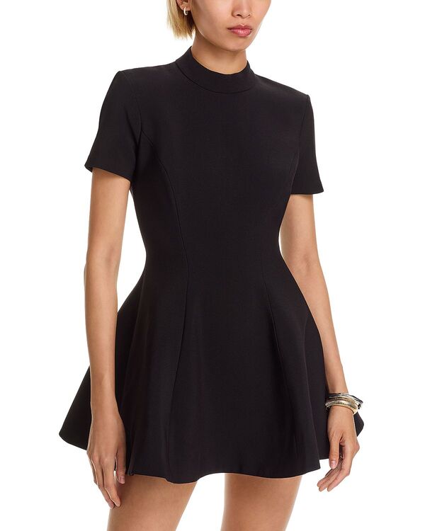 バードット レディース トップス ワンピース ミニ Bardot Zephyra Collar Mini Dress Black ブラック