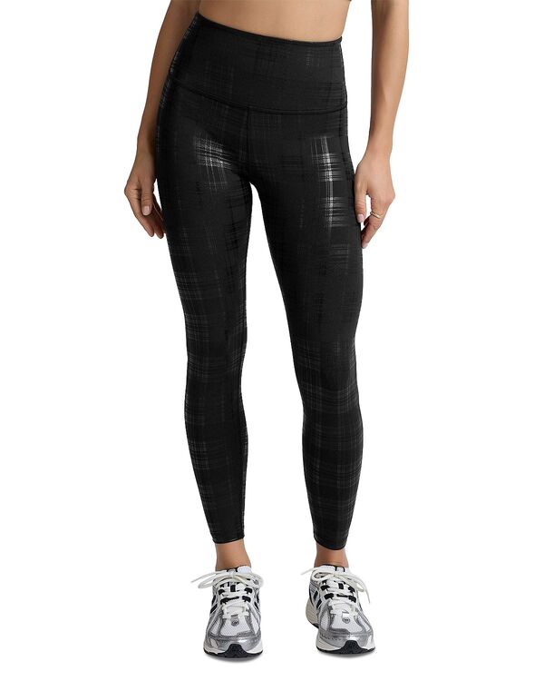 ビヨンドヨガ レディース ボトムス レギンス Beyond Yoga Plaid Shine 7/8 Leggings Plaid Foil 照合のしるし