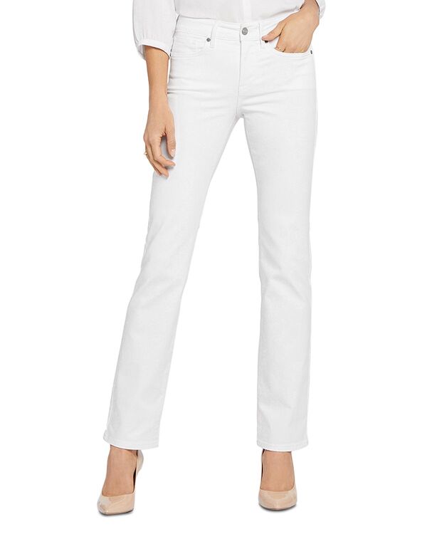 エヌワイディージェイ レディース ボトムス デニムパンツ ジーンズ NYDJ NJDJ Marilyn High Rise Straight Jeans Optic White ホワイト
