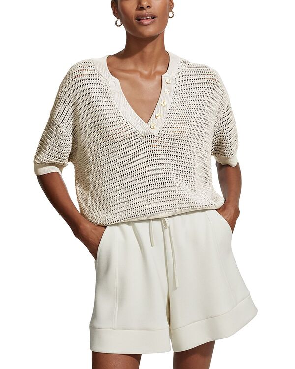 バーレイ レディース トップス シャツ ニット Varley Callie Knitop Egret