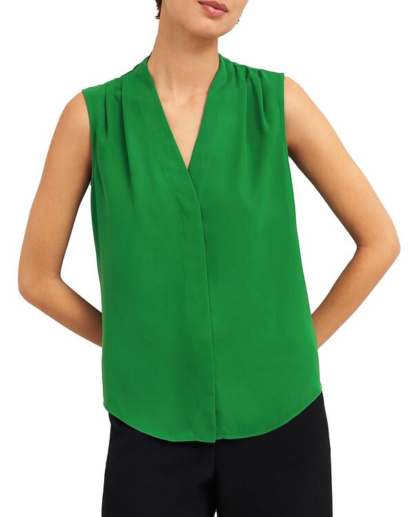 ホッブスロンドン レディース トップス シャツ ブラウス HOBBS LONDON Poppy Blouse Lush Green グリーン 23,288円
