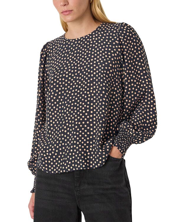 ホイッスルズ レディース トップス シャツ ブラウス Whistlespot Shirred Cuff Blouse Black/Multi ブラック