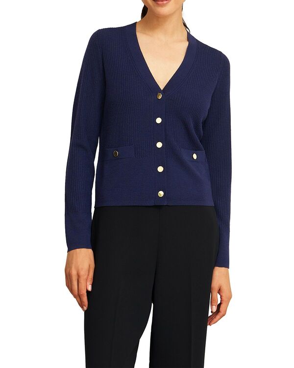 ホッブスロンドン レディース アウター カーディガン HOBBS LONDON Yasmin Cardigan True Navy ネイビー
