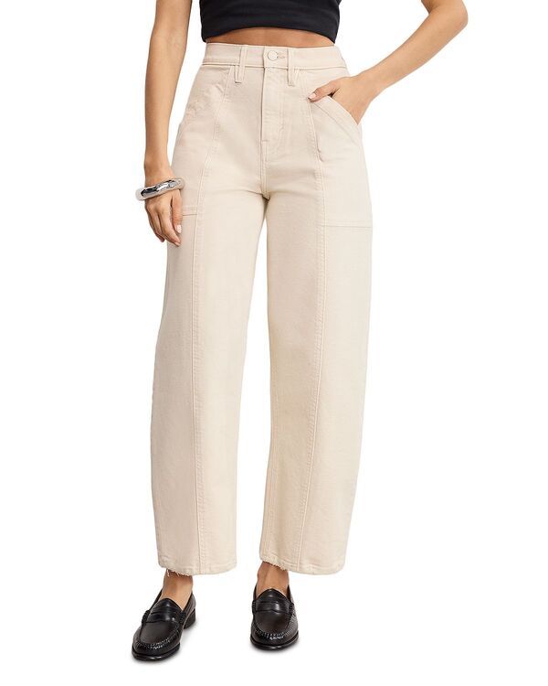 グッドアメリカン レディース ボトムス デニムパンツ クロップド ジーンズ Good Americanvas Cropped Barrel Jeans in Canvas