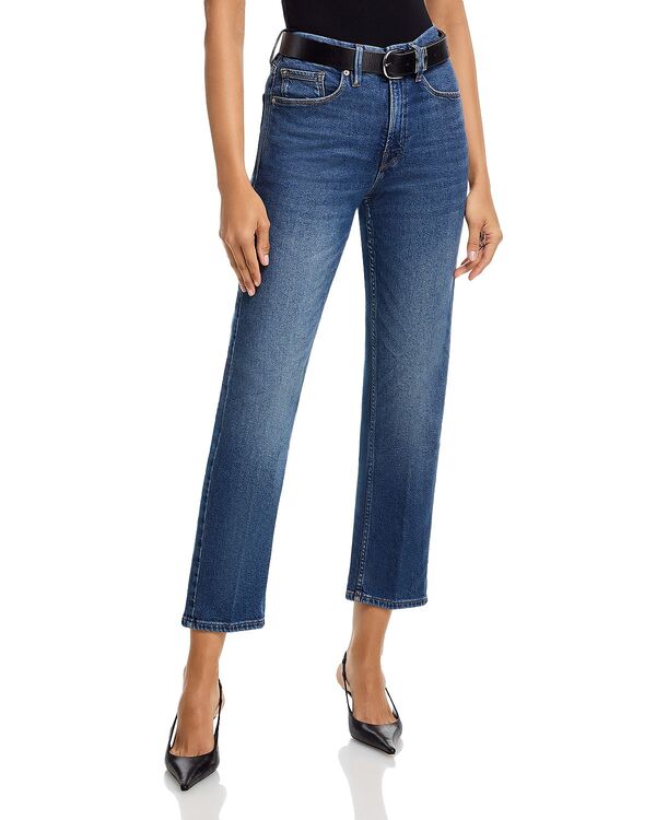グッドアメリカン レディース ボトムス デニムパンツ アンクル ジーンズ Good American Good Icon Straight Ankle Jeans indigo 1082 Indigo 1082 インディゴ|ReVida 店