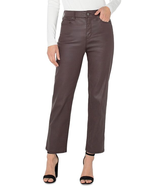 リヴァプール ロサンゼルス レディース ボトムス デニムパンツ アンクル ジーンズ Liverpoolos Angeles Kennedy High Rise Ankle Straight Jeans in Raisin