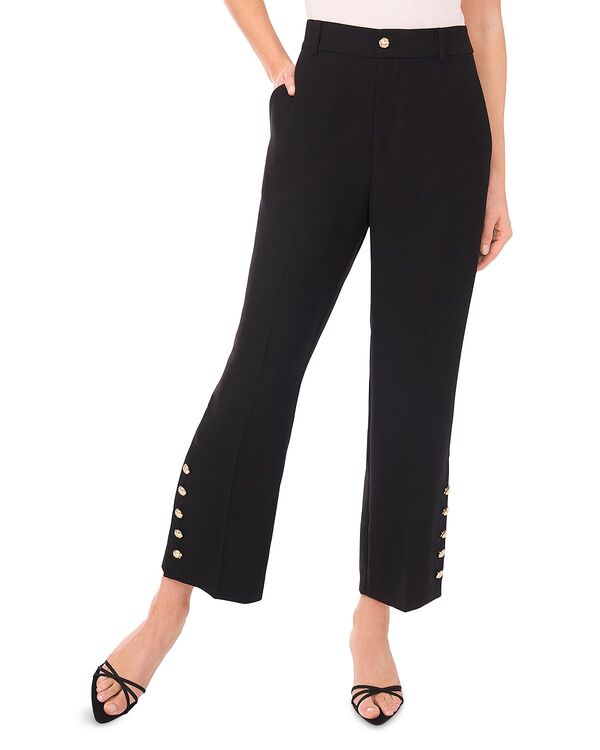セセ レディース ボトムス カジュアルパンツ ストレート クロップド CeCe Cropped Straight Leg Pants Rich Black ブラック