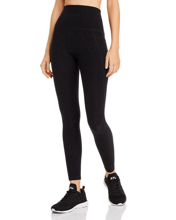 ビヨンドヨガ レディース ボトムス レギンス ミディ Beyond Yoga Spacedye Out Of Pocket High Waisted Midi Legging Darkest Night
