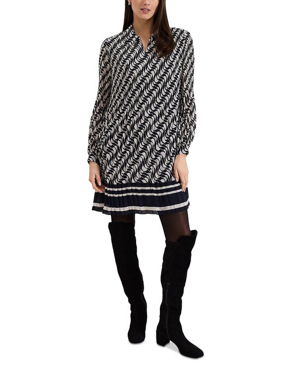フェイズ・エイト レディース トップス ワンピース Phaseight Eleanor Swing Dress Navy/ivory アイボリー