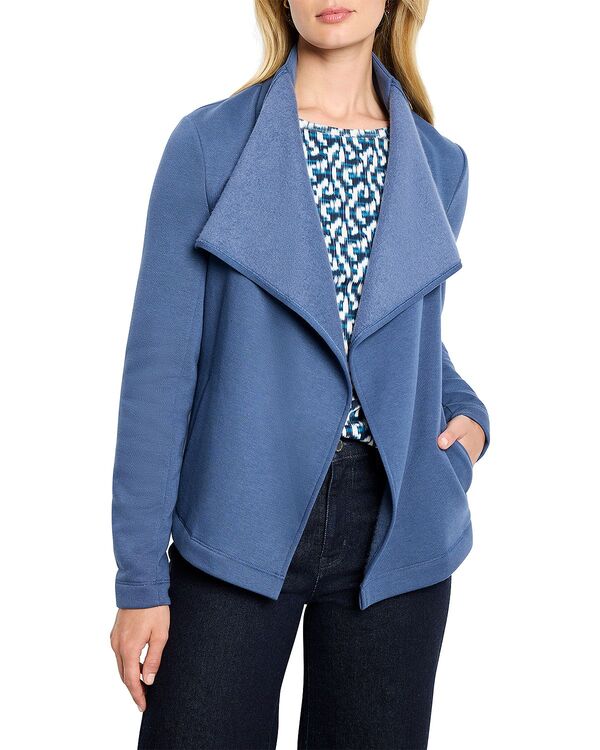 ニックプラスゾーイ レディース アウター ジャケット・ブルゾン NIC+ZOE Lounge Around Moto Jacket Ocean
