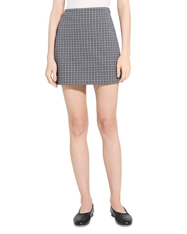 行動論理 レディース 下つ方スコート ミニ Theory Miniskirt Almond Multi マルチ色つや