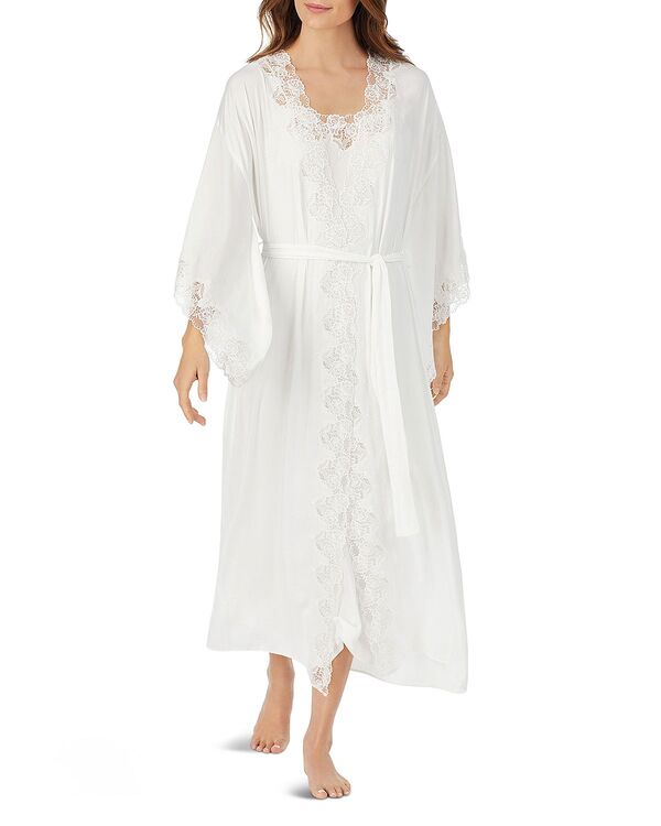 エイレーンウェスト レディース アンダーお召しもの ナイト爵お召しもの 繻子 Eileen West Satin Ballet Robe Winter White 白いこと