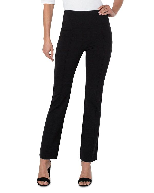 リヴァプール 天使の都市 レディース ボトムス 心地好いズボン下 Liverpoolos Angeles Pearl Pants Black 黒いこと パンツ-ボトムス