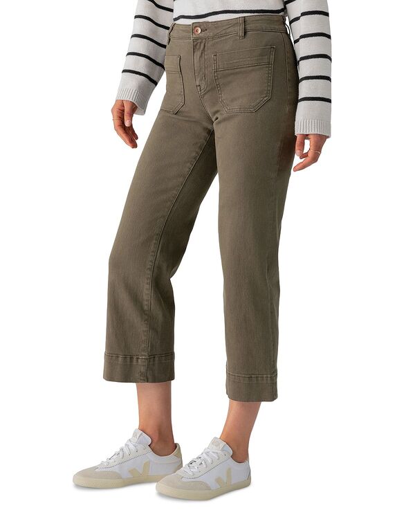 サンクチュアリー レディース ボトムス カジュアルパンツ ワイドレッグ クロップド Sanctuary The Marine Cropped Wide Leg Pants Fatigue