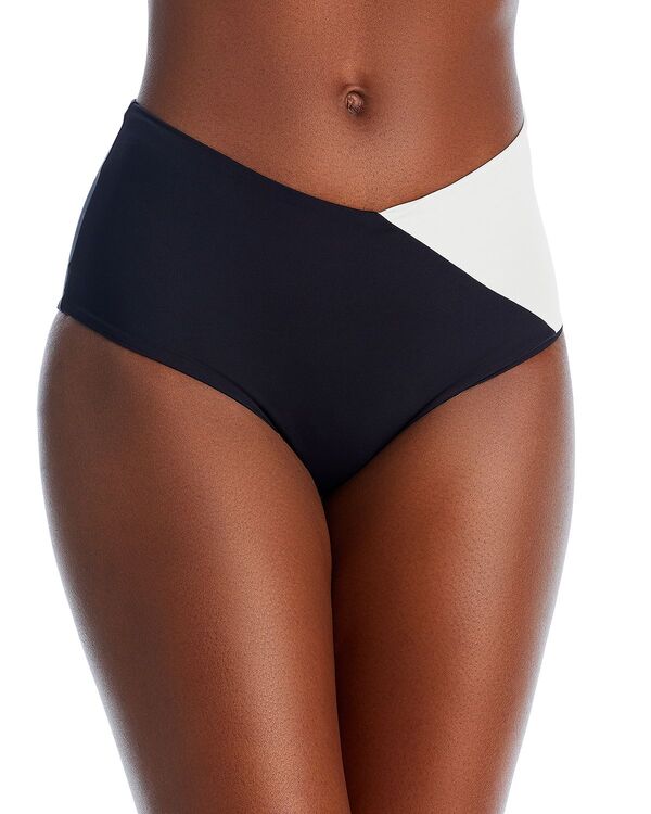 エルスペース レディース 水着 ボトムスのみ L*Space L*High Tide Classic Bikini Bottom BLack/Cream クリーム