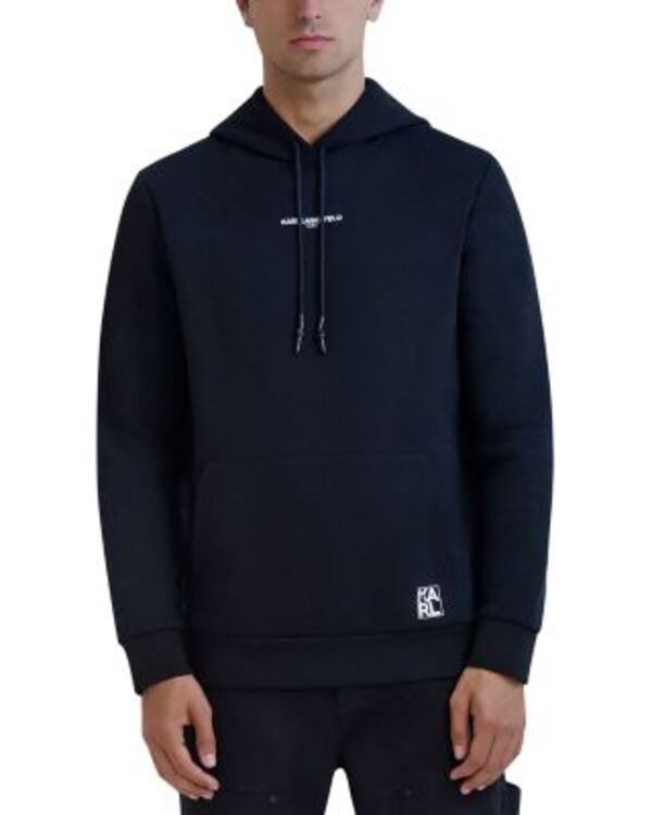 カール ラガーフェルド メンズ アウター パーカー・スウェット スリムフィット ロゴ KARLAGERFELD PARISlim Fit Logo Hoodie Black ブラック