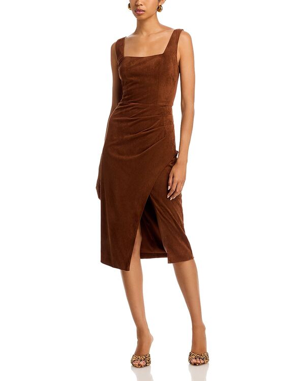 スティーブ マデン レディース トップス ワンピース STEVE MADDEN Milo Dress Chicory Coffee コーヒー｜ReVida 店