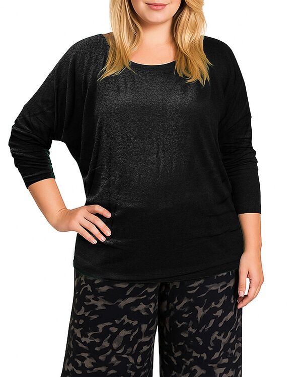 スタンダーズ アンド プラクティス レディース トップス シャツ standards & practices Batwing Sleeve Top Black ブラック