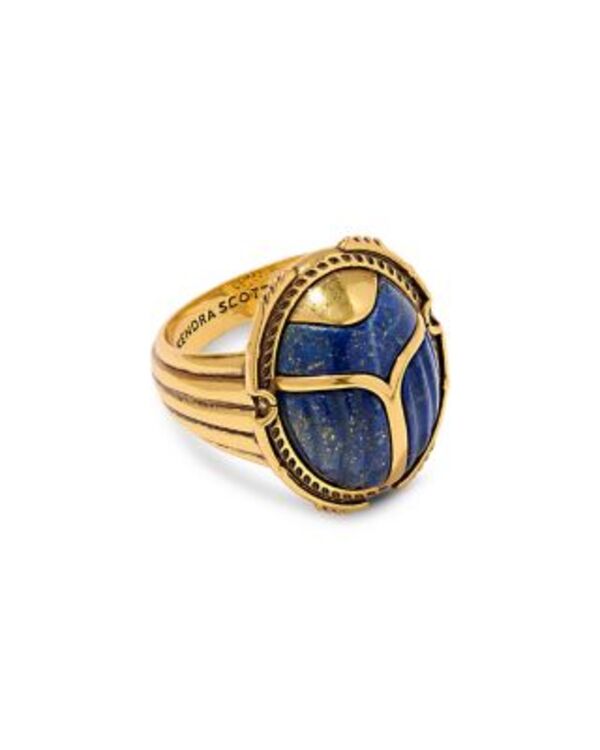 ケンドラスコット メンズ アクセサリー リング Kendra Scott Catherine Lapis Lazuli Statement Ring Vin Gld Bl