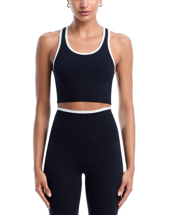 スピリッツフィフティファイブ レディース アンダーウェア ブラジャー Splits59 Amber Airweight Bralette Black/White ホワイト