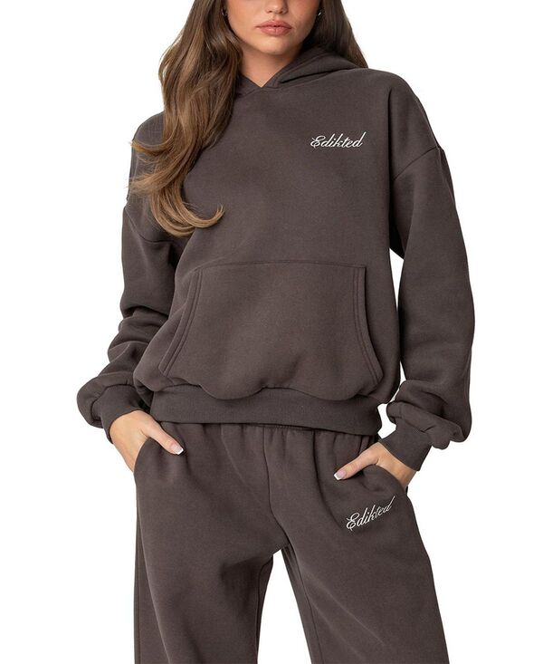アディクテッド レディース アウター パーカー・スウェット We'redikted Hoodie Dark Gray グレー|ReVida 店