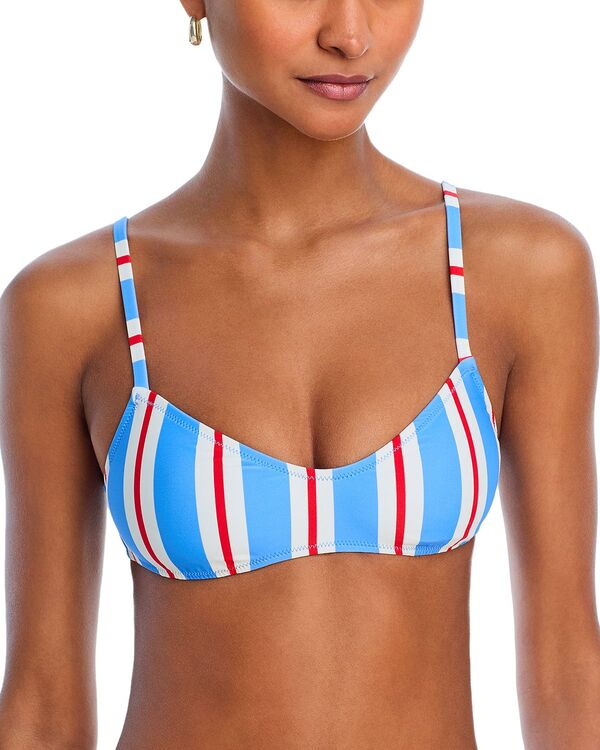 ソリッド アンド ストライプ レディース 水着 トップのみ Solid & Striped The Rachel Bikini Top Americana Stripe ストライプ