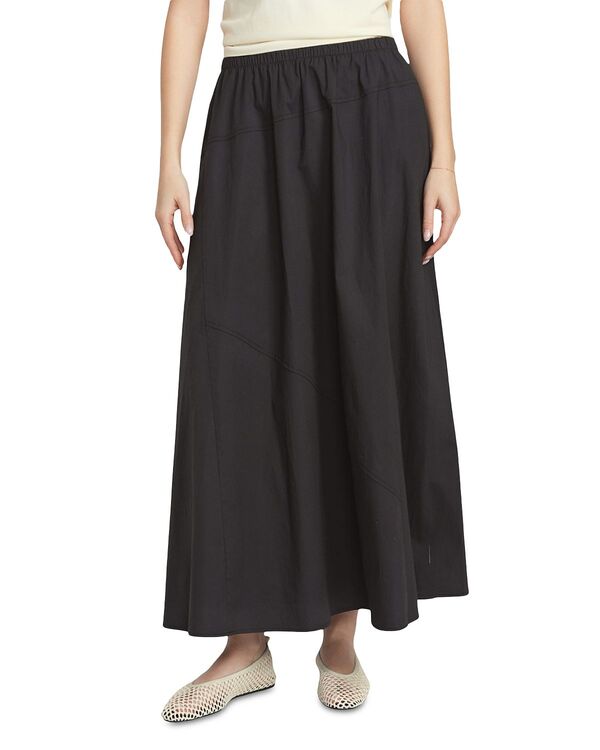 ポイント レディース ボトムスカート A ライン Point Poplin A Line Skirt Black ブラック