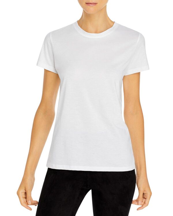 ヴィンス レディース トップス Tシャツ クルーネック Vincessential Crewneck Tee Optic White ホワイト